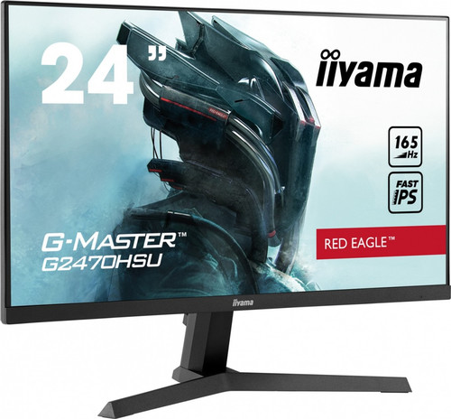 Iiyama G-Master 23.8" Monitor 0.8ms, IPS, DP, HDMI, 165Hz G2470HSU-B1