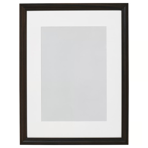 KLOTKÖRSBÄR Frame, oak effect/dark brown, 30x40 cm