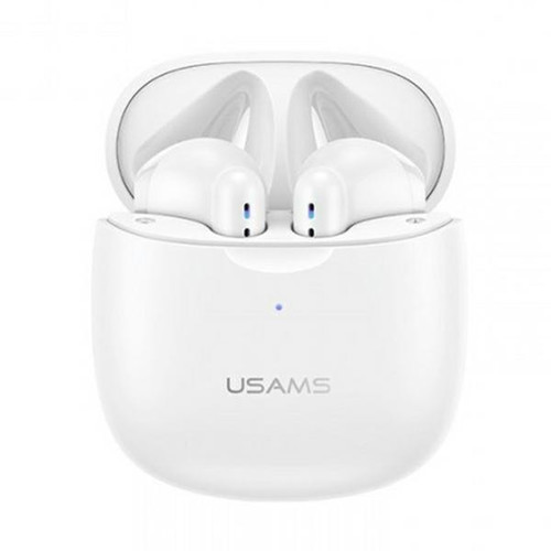 USAMS Headphones Earphones Bluetooth TW S 5.0 IA Series, white