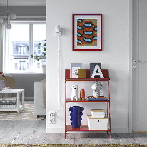 KRÖNIKÖR Open storage, red, 60x35x91 cm
