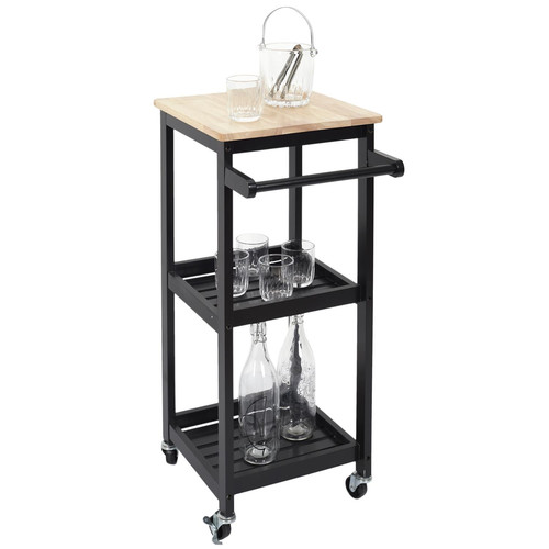 Kitchen Trolley Bish, black