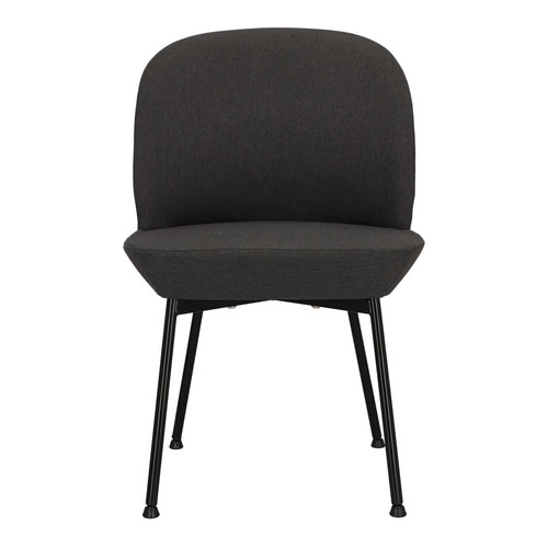 Upholstered Chair Cloe, dark grey