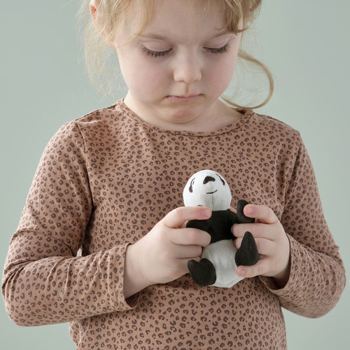 DJUNGELSKOG Soft toy, mini/panda, 11 cm