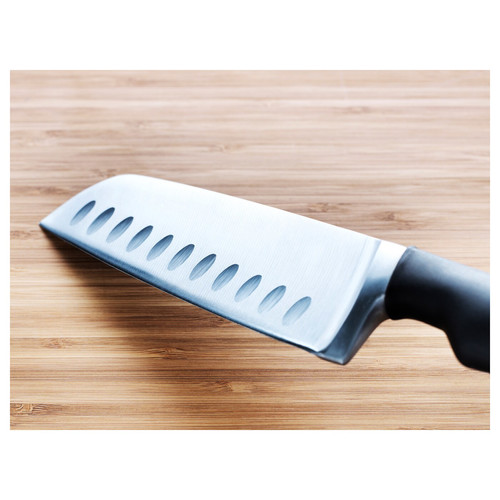 VÖRDA Vegetable knife, black, 16 cm