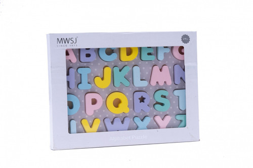 iWood Wooden Puzzle Letters Pastel 3+