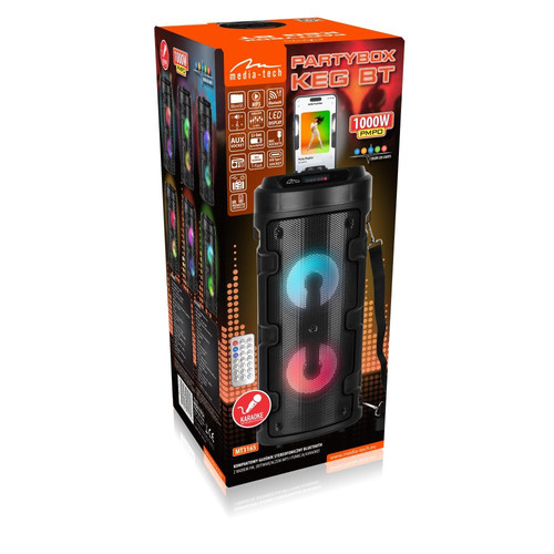Media-Tech Portable Speaker Partybox KEG BT MT3165V
