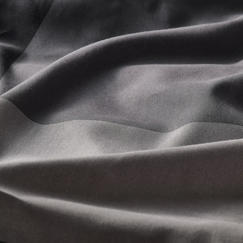 BRUNKRISSLA Pillowcase, black, 50x60 cm