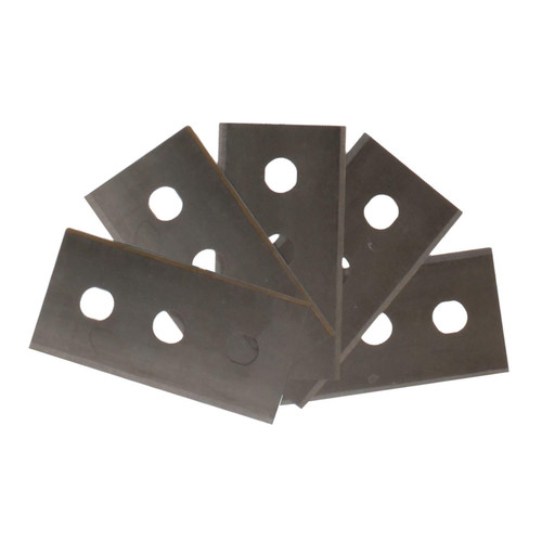 Ceramic and Glass Scraper with 5 Blades, white
