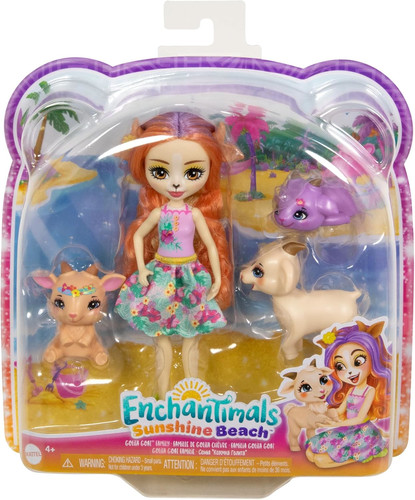 Enchantimals Deluxe Sunshine Beach Golita Goat Doll HXC00 4+