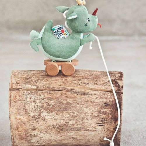 LILLIPUTIENS Pull Along Cuddle Dragon Joe 12m+