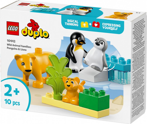 LEGO DUPLO Wild Animal Families: Penguins & Lions 10442 2+