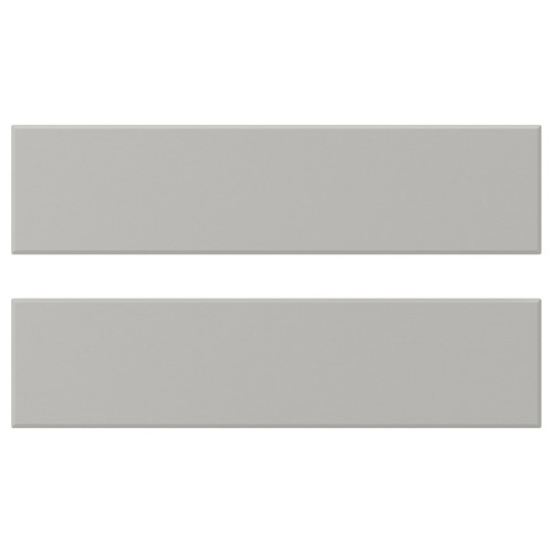 LERHYTTAN Drawer front, light grey, 40x10 cm