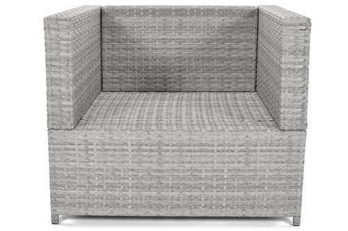 Outdoor Armchair MALAGA, grey