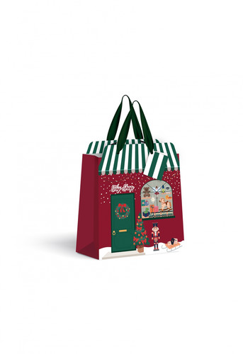 Premium Christmas Gift Bag, Medium, 18x23x10 cm, set