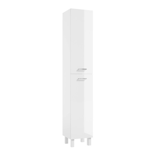 Deftrans Bathroom High Cabinet Sat 30 cm, white