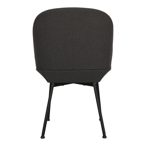 Upholstered Chair Cloe, dark grey