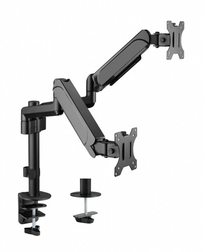 Gembird Adjustable Desk 2-display Mounting Arm for Monitors 17-32" 9kg