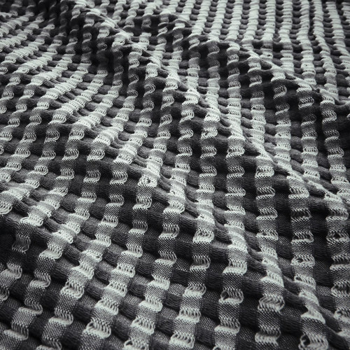 PELARTUJA Bedspread, dark grey/light grey, 230x250 cm