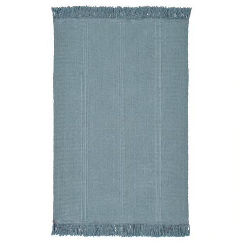 SORTSÖ Rug, flatwoven, light blue, 55x85 cm