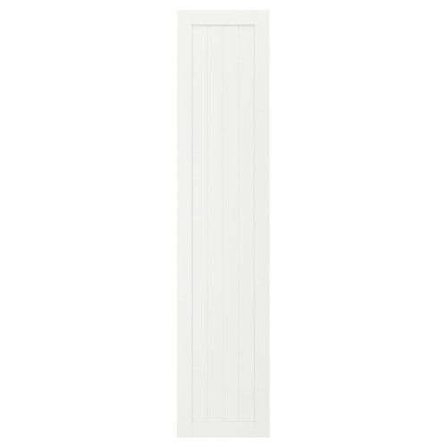 GULLABERG Door with hinges, white, 50x229 cm
