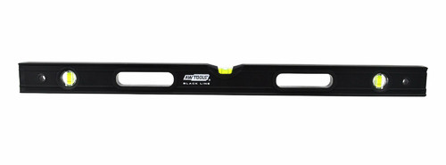 AW Black Spirit Level Bubble Level 150cm, magnetic