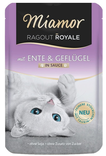 Miamor Ragout Royale Cat Food with Duck & Poultry in Sauce 100g