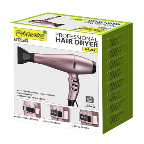 Feel Maestro 2300W AC Motor Hair Dryer MR-224