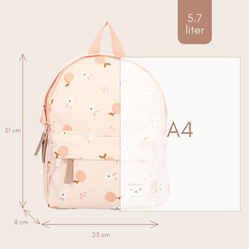 Kidzroom Backpack Paris Apple pink