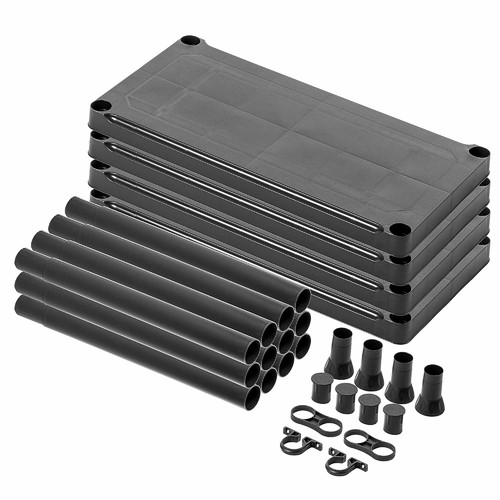 Keter Plastic Shelving Unit with 5 Shelves 75 x 32 x 176 cm