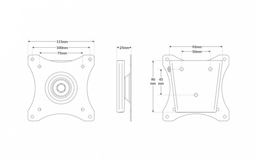 Edbak Monitor Wall Mount 10-29" GD03