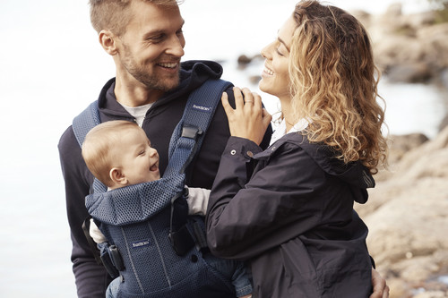BABYBJÖRN - Baby Carrier ONE AIR, Navy Blue 0-36m