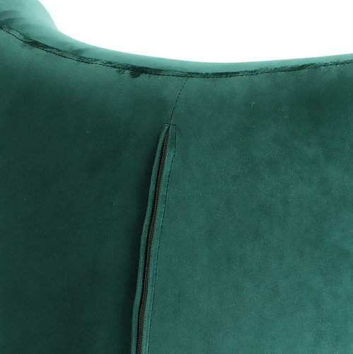 Armchair Egg Velvet Gold, dark green