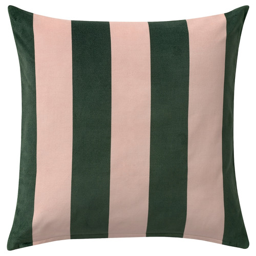 IDGRAN Cushion cover, stripe/pink green, 50x50 cm