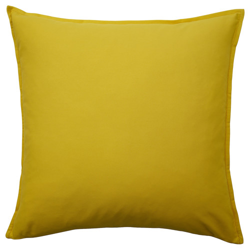 GURLI Cushion cover, yellow, 65x65 cm