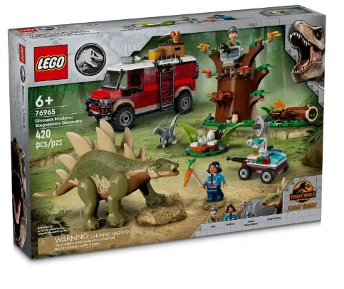 LEGO Jurassic World Dinosaur Missions: Stegosaurus Discovery 76965 6+