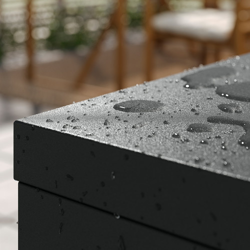 SUNDSÖ Cabinet, anthracite outdoor/indoor, 60x35x86 cm