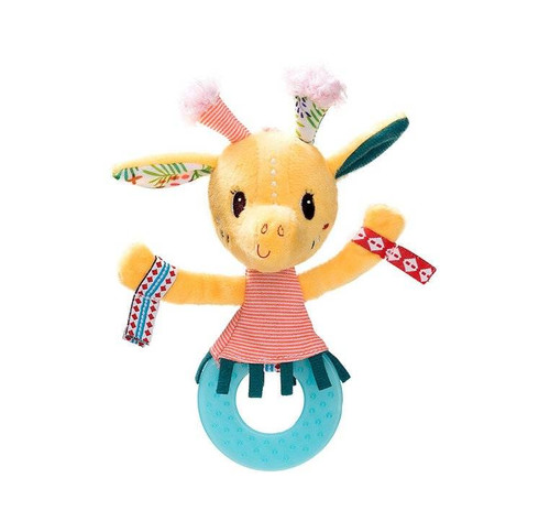 LILLIPUTIENS Giraffe Rattle with Teether Zia 3m+