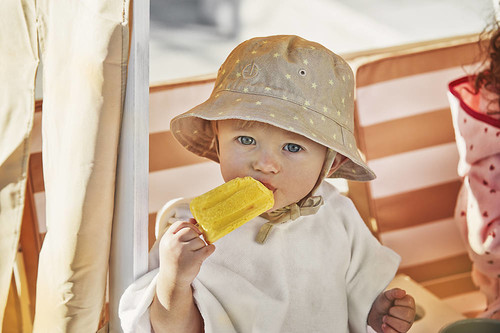 Elodie Details Bucket Hat - Lemon Sprinkles 6-12 months