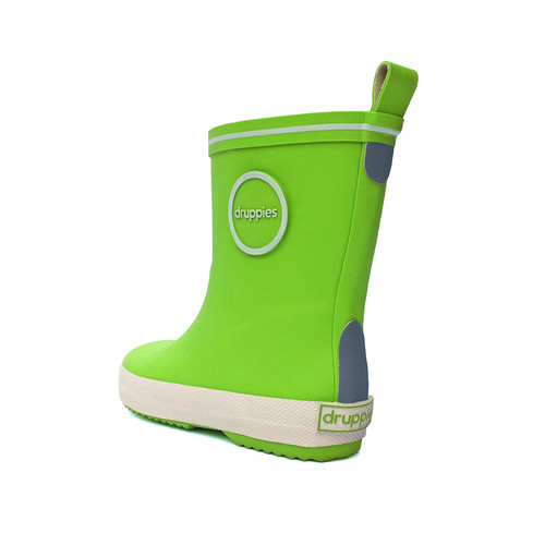 Druppies Rainboots Wellies for Kids Fashion Boot Size 21, fresh green