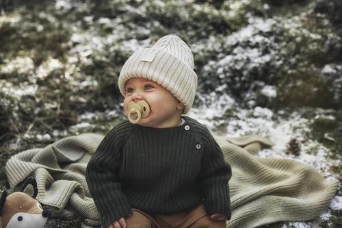 Elodie Details - Wool Beanie Lily White 2-3 years