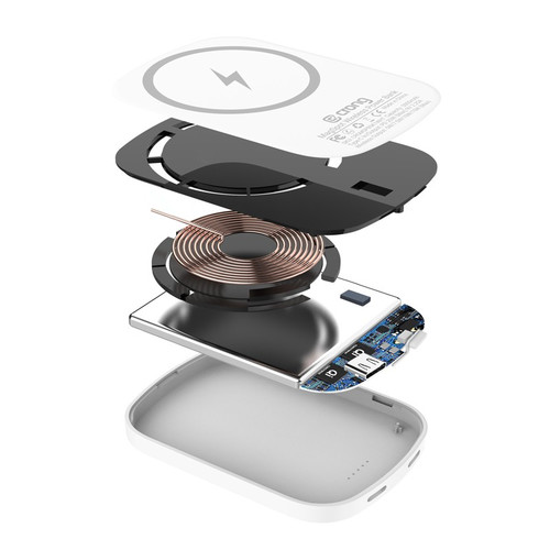CRONG Power Bank Powerbank with MagSafe 5000mAh, USB-C 20W PD