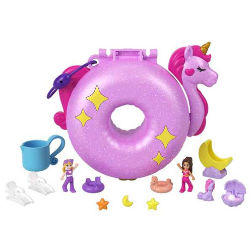 POLLY POCKET SPARKLE COVE ADVENTURE Unicorn Floatie Compact HKV34 4+