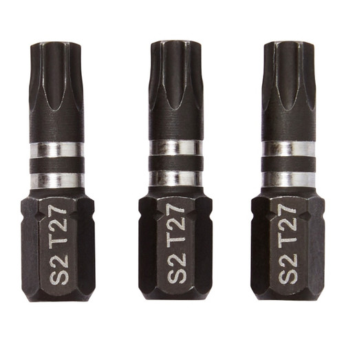 Erbauer Impact Bits 25 mm TX27, 3 pack