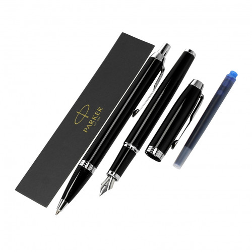 Parker Gift Set IM Black CT - Fountain Pen & Ballpoint Pen