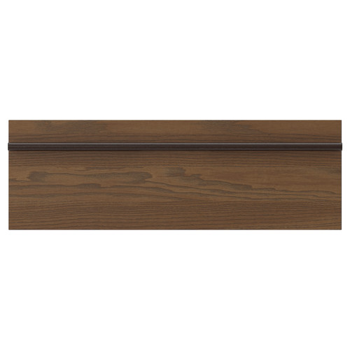 STENSTA Drawer front, dark brown ash veneer, 60x20 cm