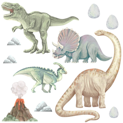 Wall Sticker Set - Dinosaurs I