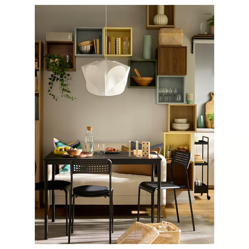 BÄCKNATE / HAVSDJUP Pendant lamp, white, 50 cm