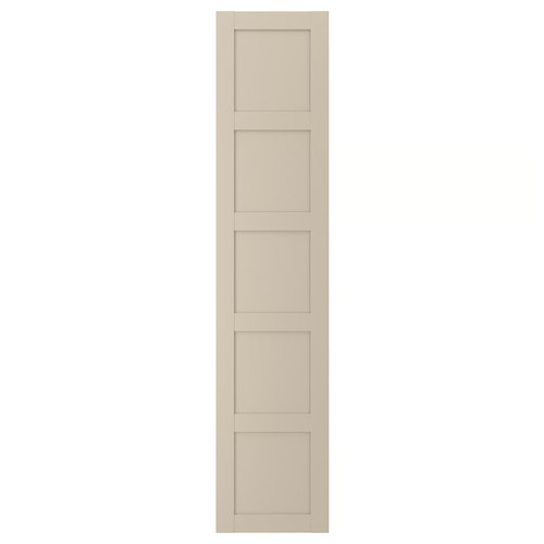 BERGSBO Door, beige, 50x229 cm