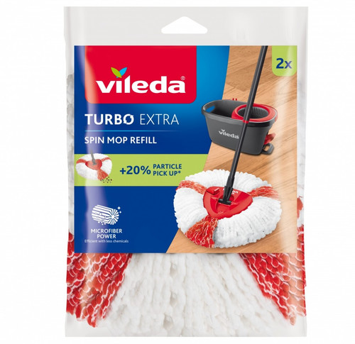 Vileda Turbo Refill Microfibre 2in1 166142