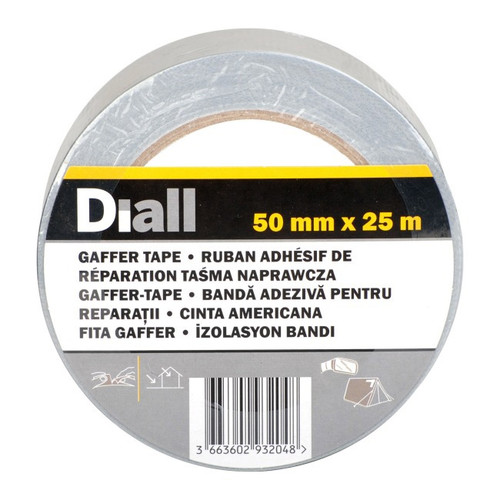 Diall Gaffer Tape 50 mm x 25 m, silver